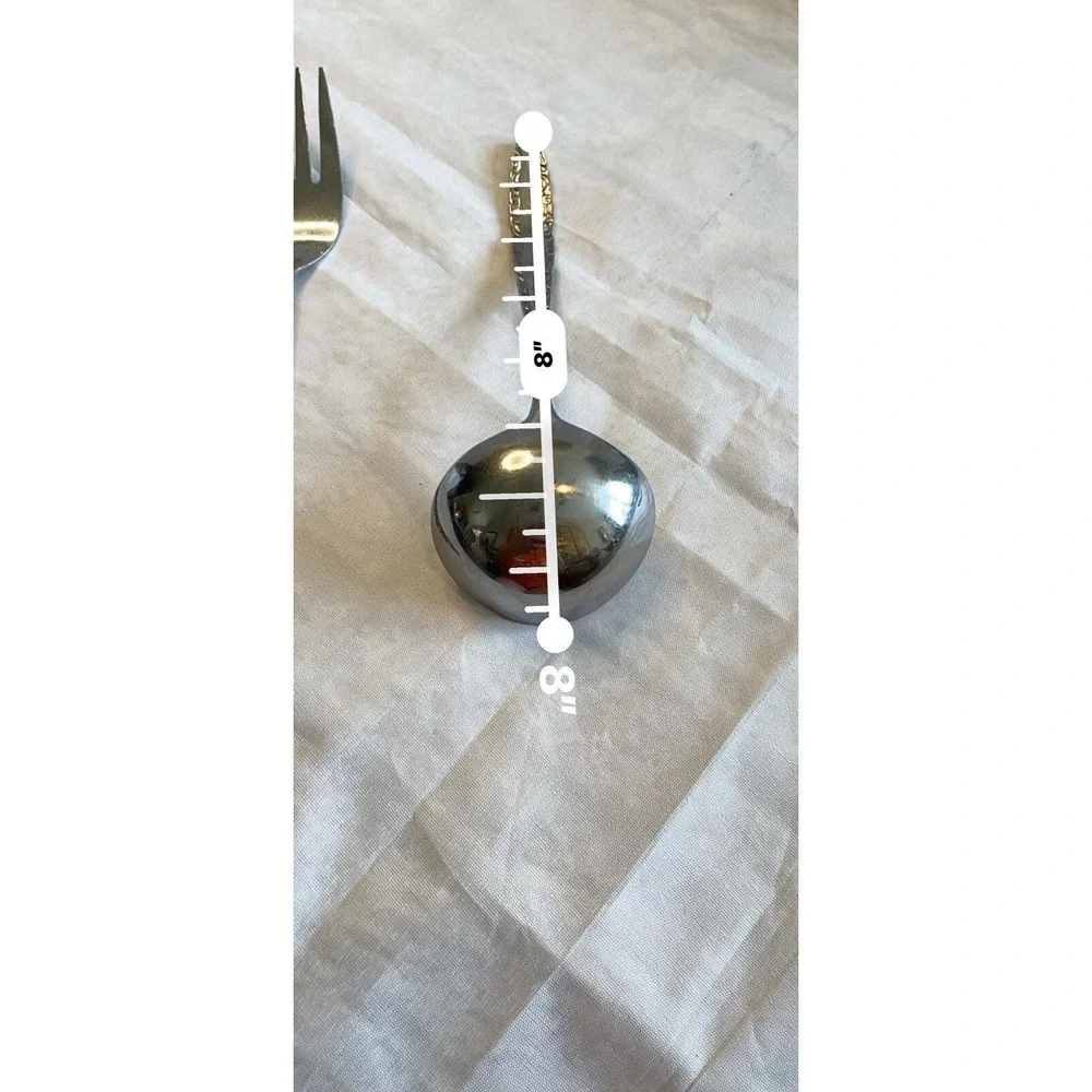 Oneida Northland Love Story Japan‎ Serving Fork Ladle Retired A197